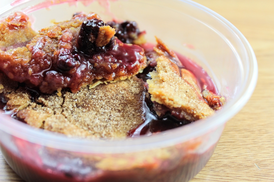 Order Individual Blackberry Cobbler food online from Mckenzie Barbeque store, Montgomery on bringmethat.com