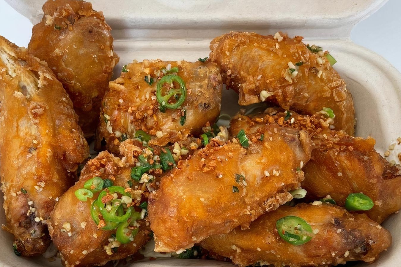 Order Salt ＆ Pepper Chicken Wings (8pc) food online from Little Chef Chinese store, San Diego on bringmethat.com