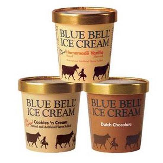 Order Blue Bell&reg;  Ice Cream (Pint) food online from Mrjims.Pizza store, Brookland on bringmethat.com