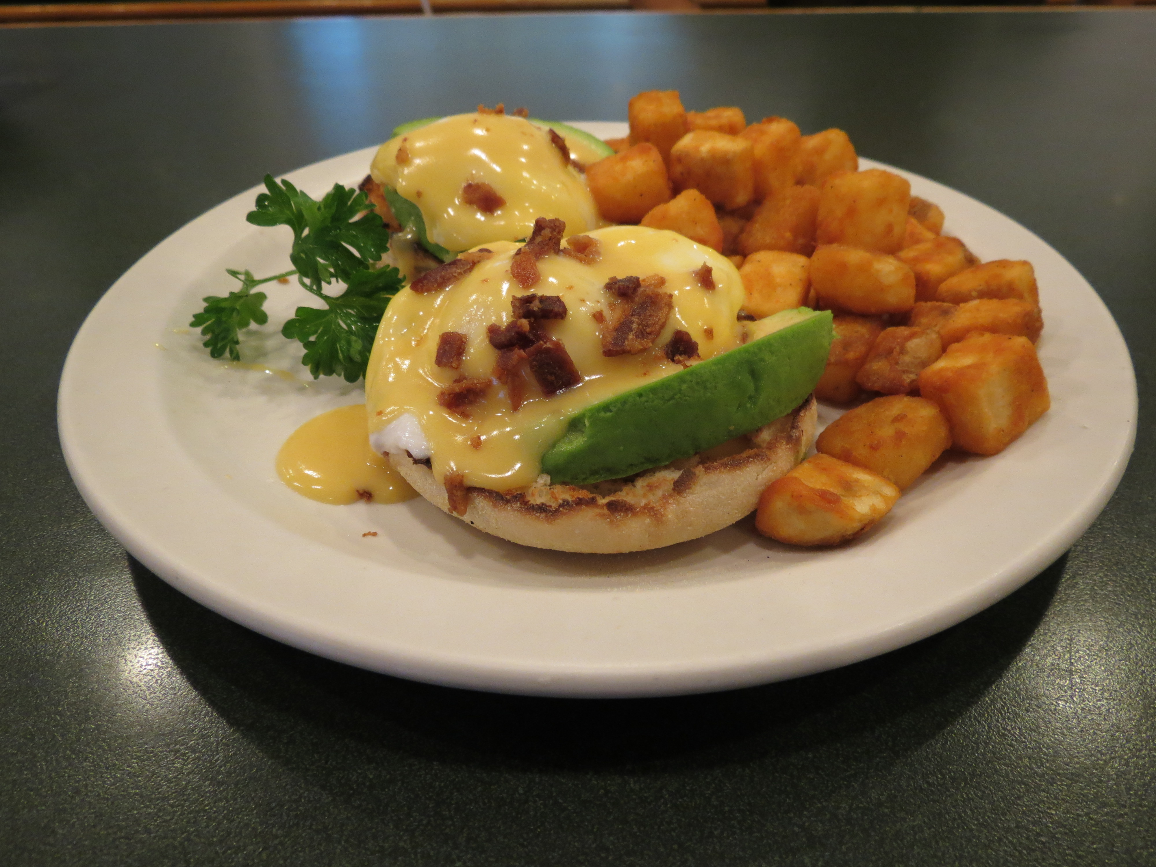 Order Avocado Benedict food online from Grand Day Cafe store, Columbus on bringmethat.com