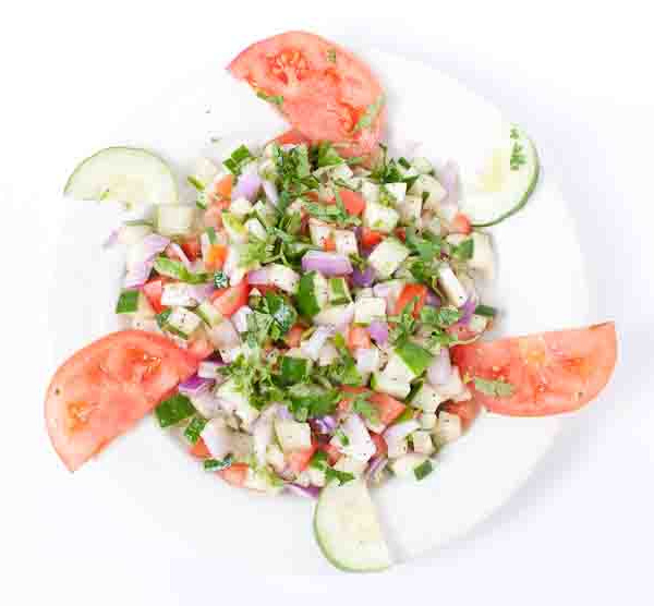 Order Kachumbar Salad food online from Priya Indian Cuisine store, Troy on bringmethat.com