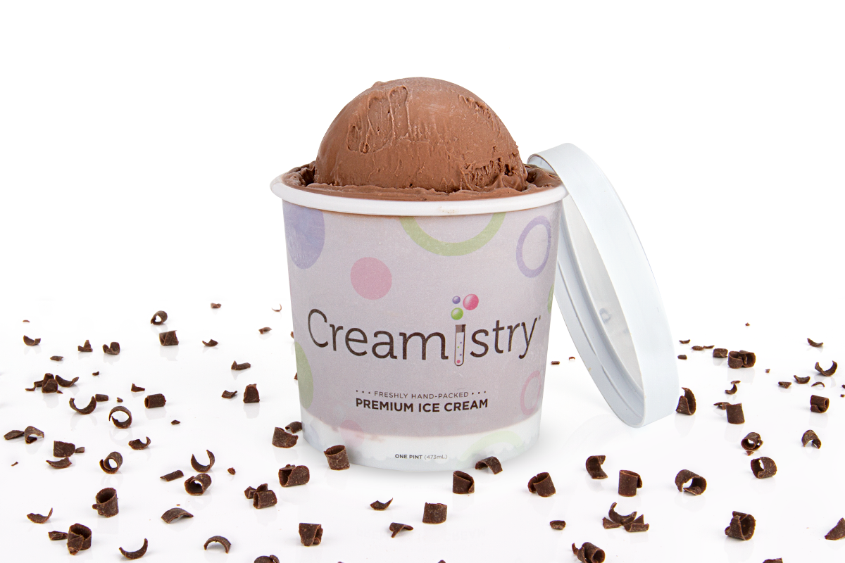 Order Chocolate Ice Cream Pint food online from Creamistry store, Cerritos on bringmethat.com