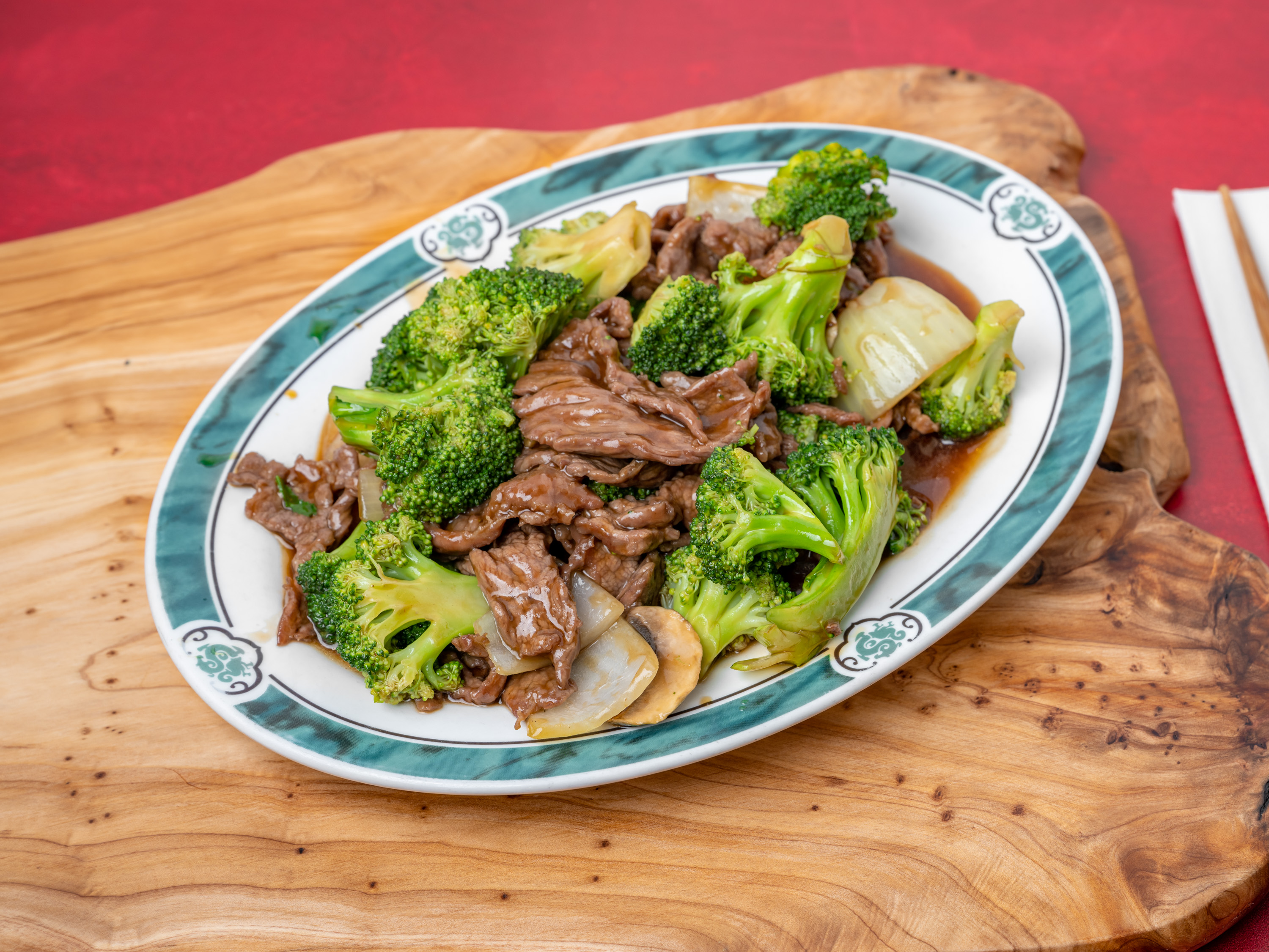 Order B7. Beef Broccoli food online from Golden Dragon store, Athens on bringmethat.com