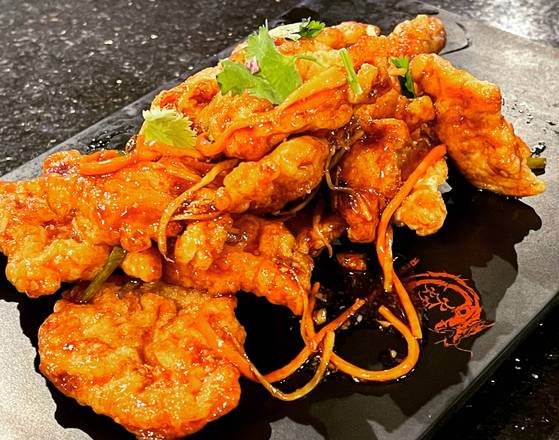 Order Legendary Lemon Chicken 锅包肉 food online from Dragon Flame Chinese Grill store, Tempe on bringmethat.com