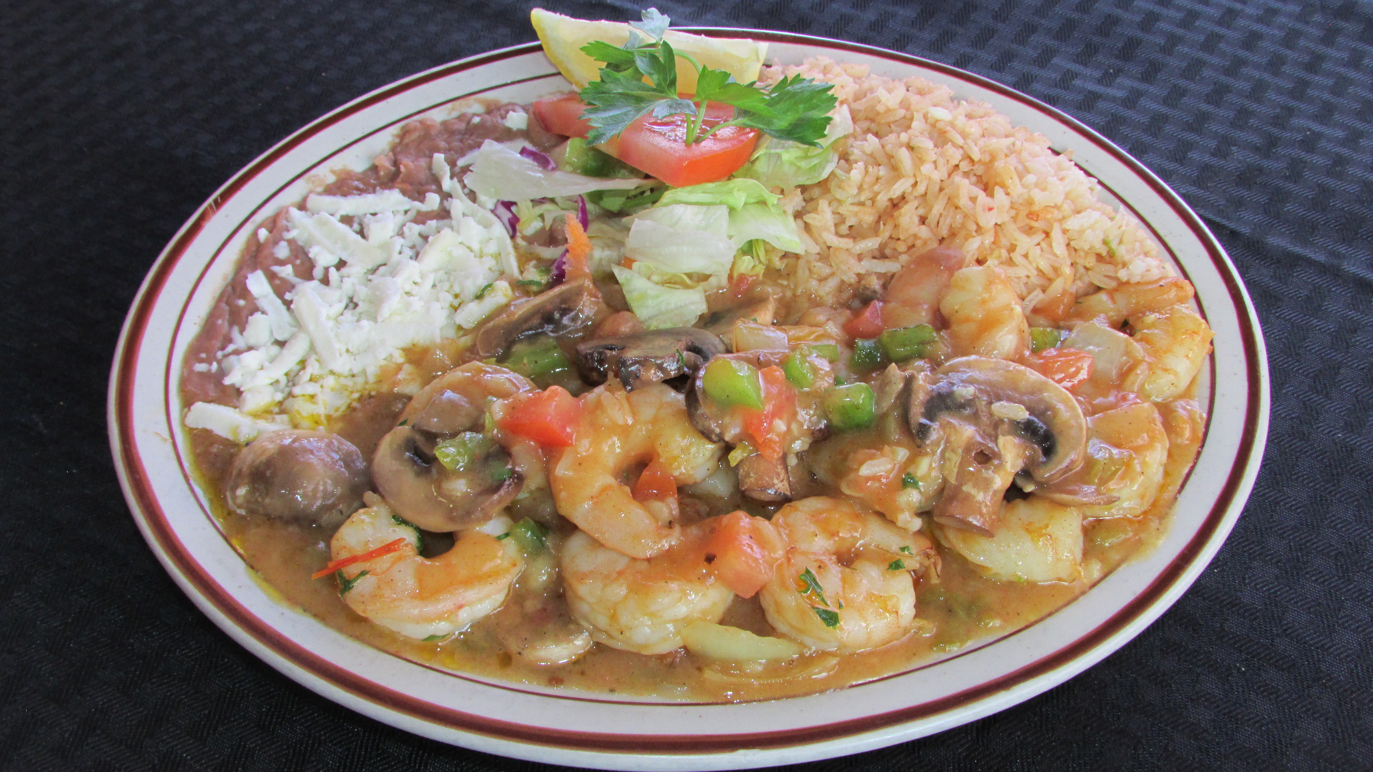 Order Camarones Rancheros food online from Tortillas Restaurant store, Cathedral City on bringmethat.com