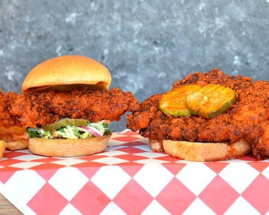 Order Combo 3 - One Tender & One Slider food online from Nashville Hot Chicken Shack store, Beaumont on bringmethat.com