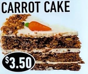 Order Carrot Cake food online from Jersey Kabob Platter & Pizza store, Monroe Township on bringmethat.com