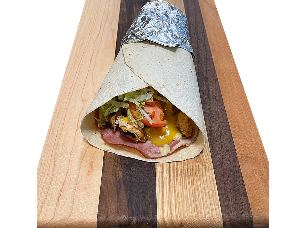 Order Baby Blue Wrap food online from Land of Pizza Inc store, South Boston on bringmethat.com