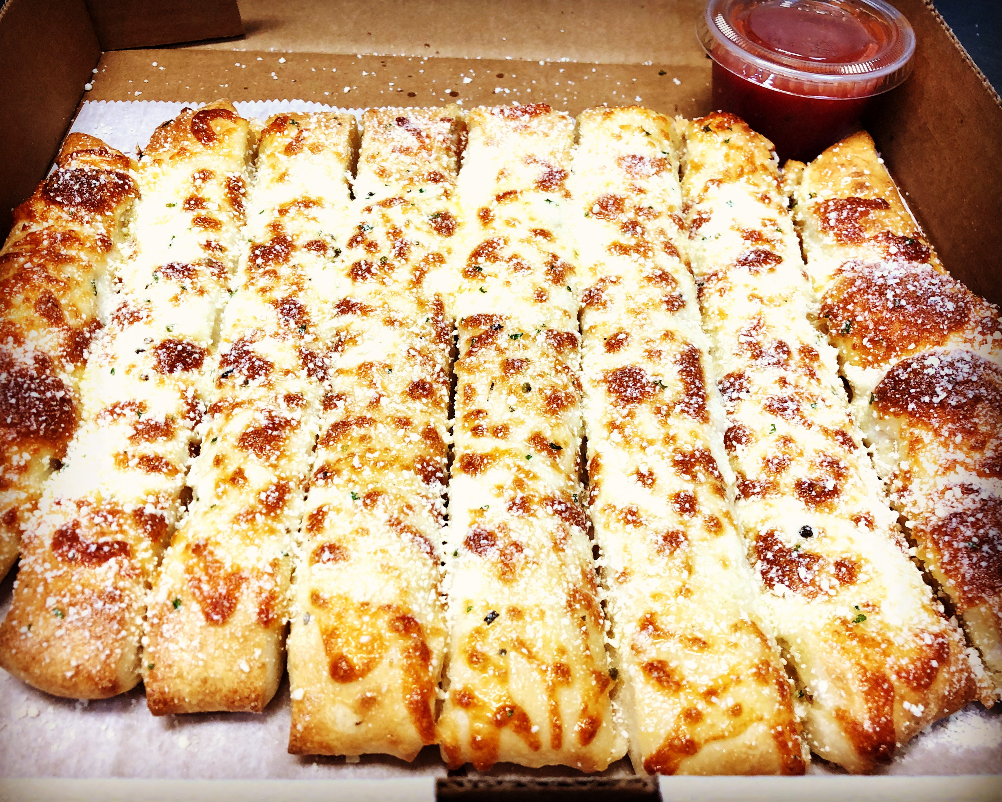 Order Cheese Bread Sticks food online from Riviera Pizza store, Pittsburgh on bringmethat.com
