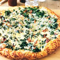 Order Spinach Pizza food online from Cafe Derbi store, Las Vegas on bringmethat.com