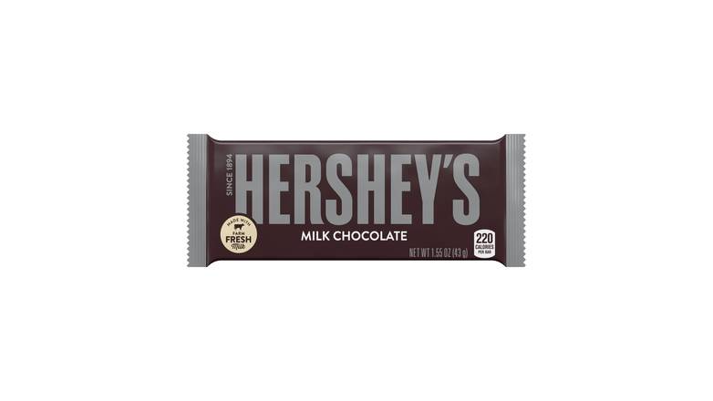Order Hersheys Milk Chocolate Candy Bar Full Size food online from Trumbull Mobil store, Trumbull on bringmethat.com