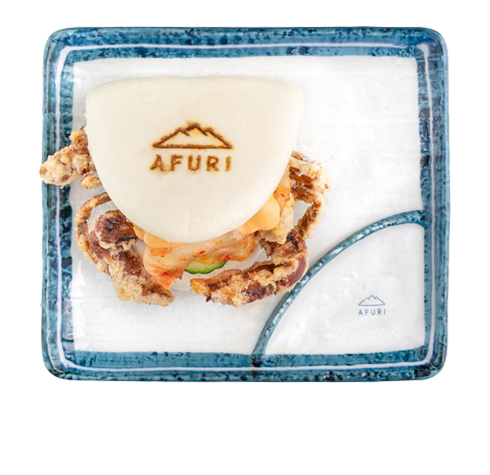 Order Soft Shell Crab Bun food online from Afuri Ramen Dumpling store, Cupertino on bringmethat.com