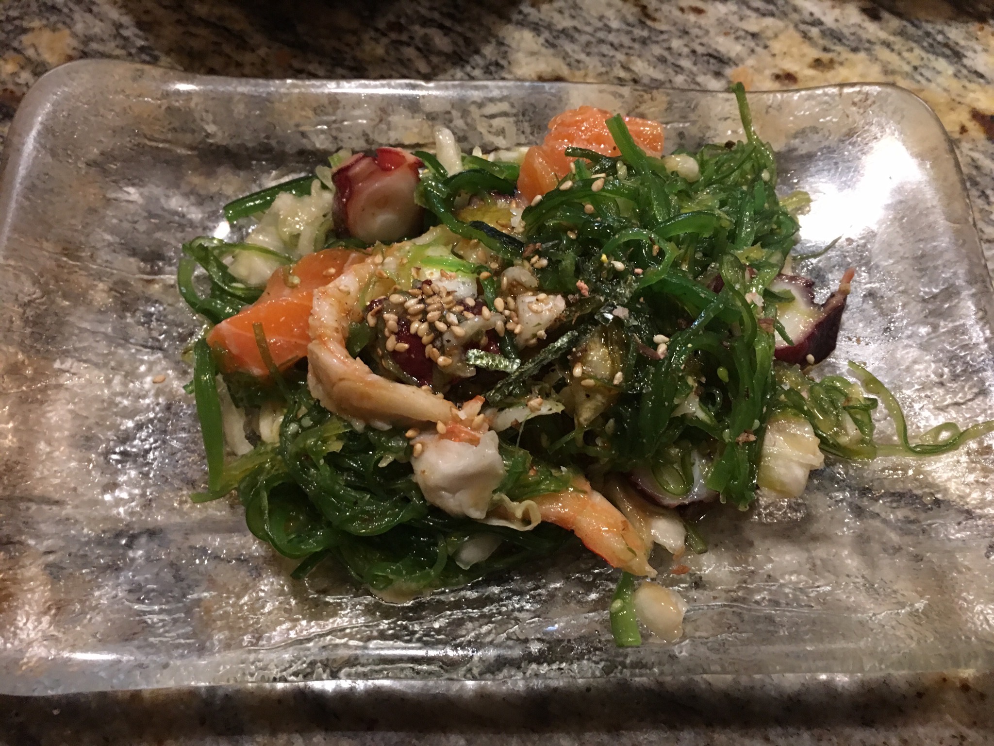 Order Japanese Seafood Salad food online from Akiko Sushi Bar store, San Francisco on bringmethat.com