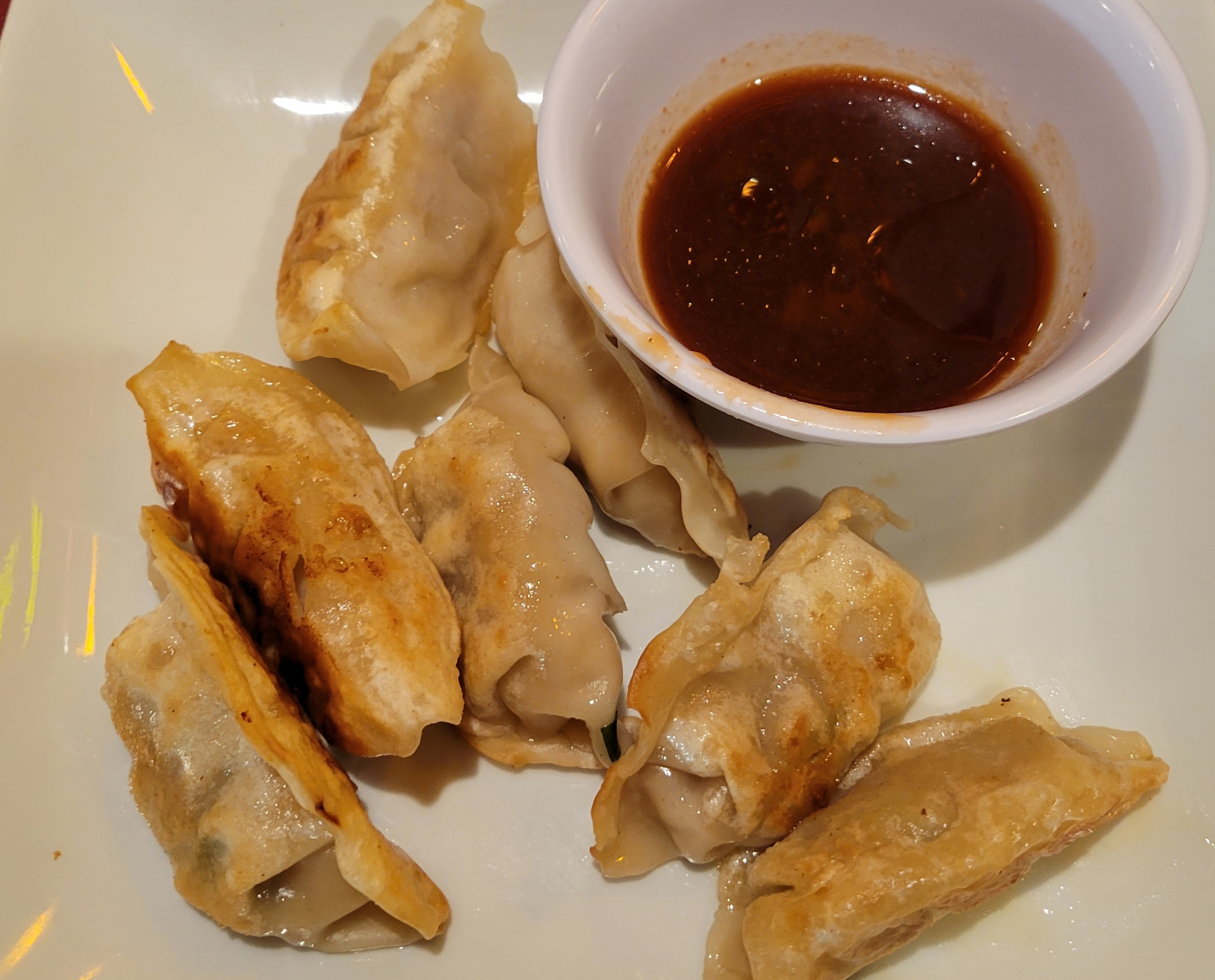 Order A03. Pot Stickers  food online from China Dragon store, New Berlin on bringmethat.com