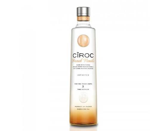 Order Ciroc vanilla 750ml  food online from House Of Wine store, New Rochelle on bringmethat.com
