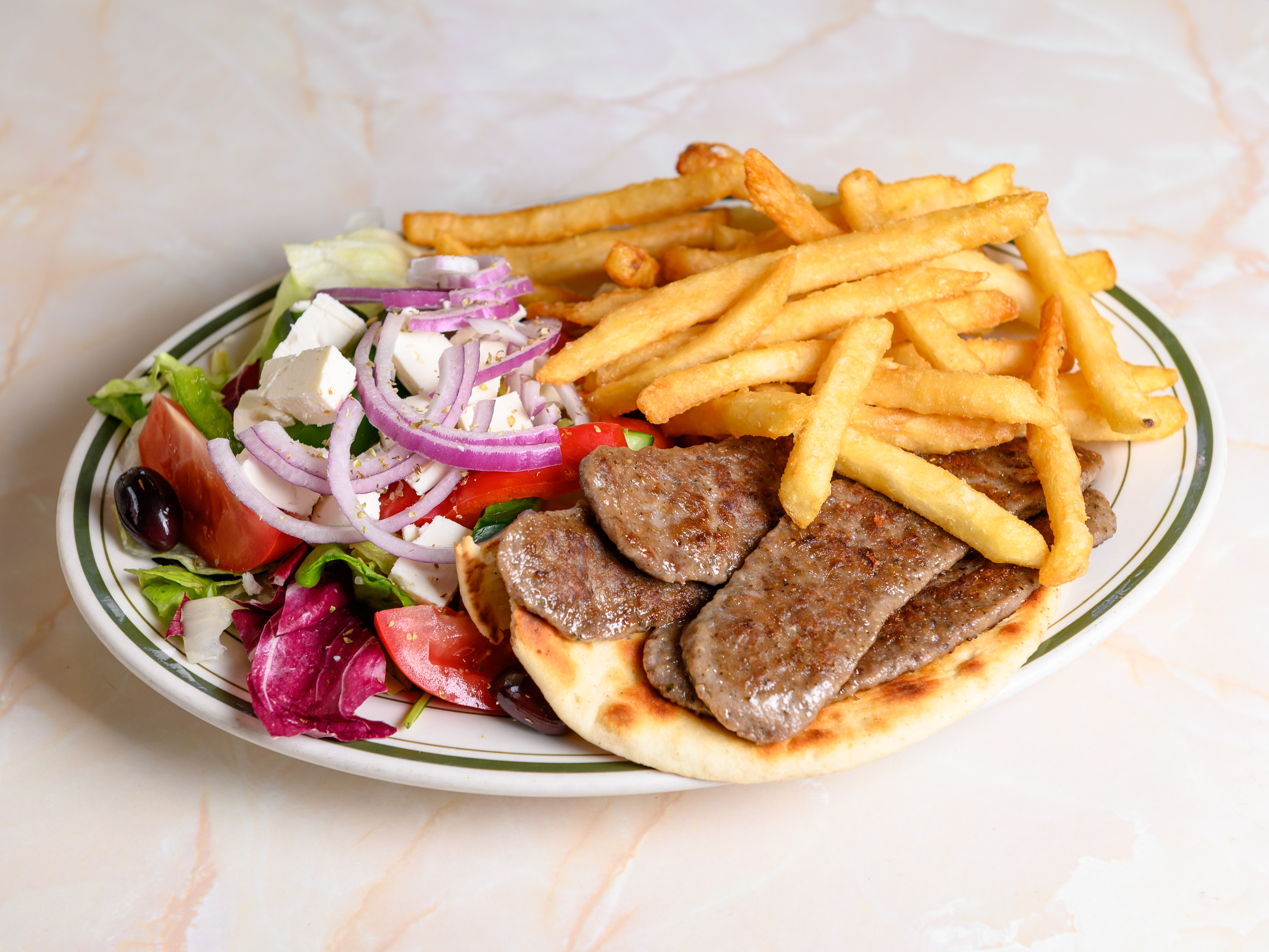 Order Gyro Sandwich Deluxe food online from Ritz Diner store, New York on bringmethat.com