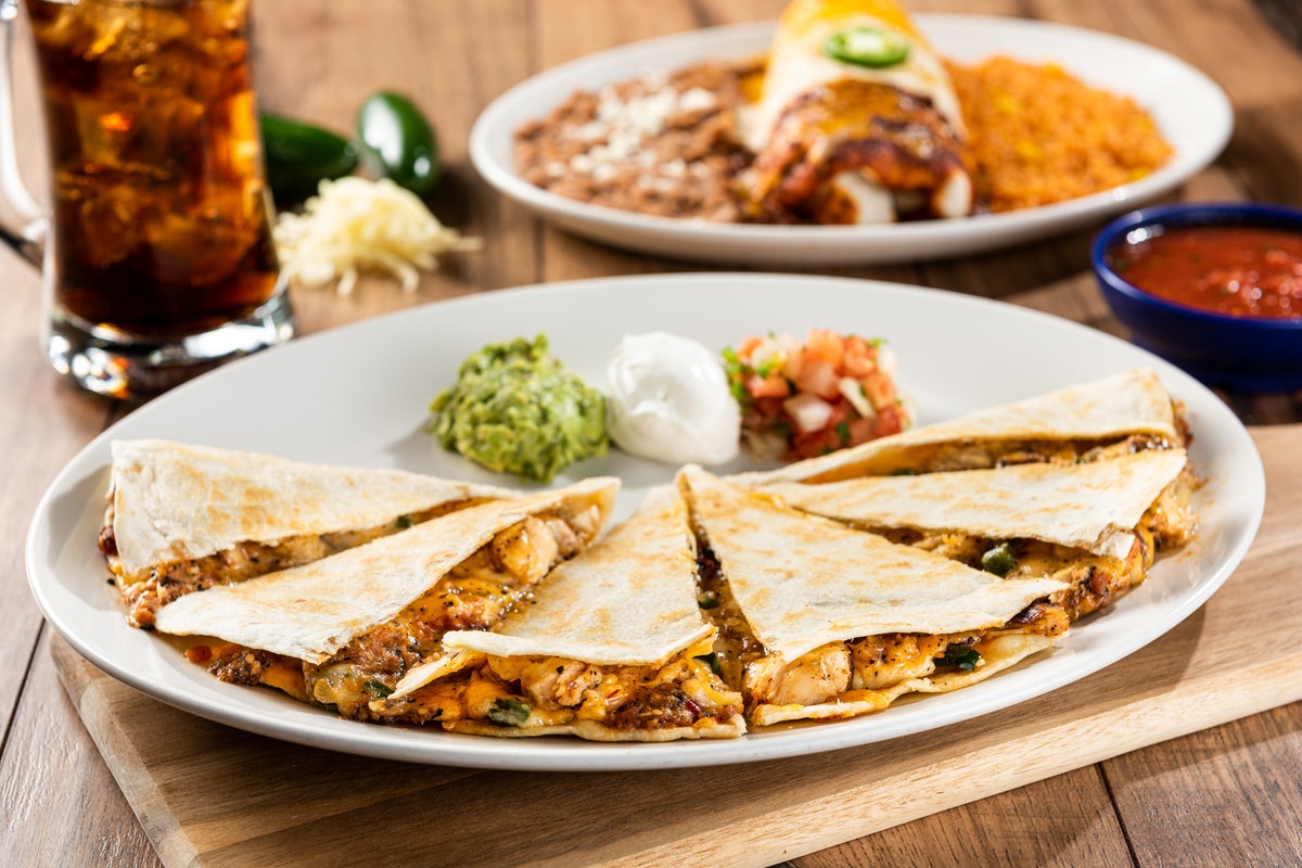 Order Fajita Quesadillas food online from On The Border Mexican Grill and Cantina store, Colorado Springs on bringmethat.com