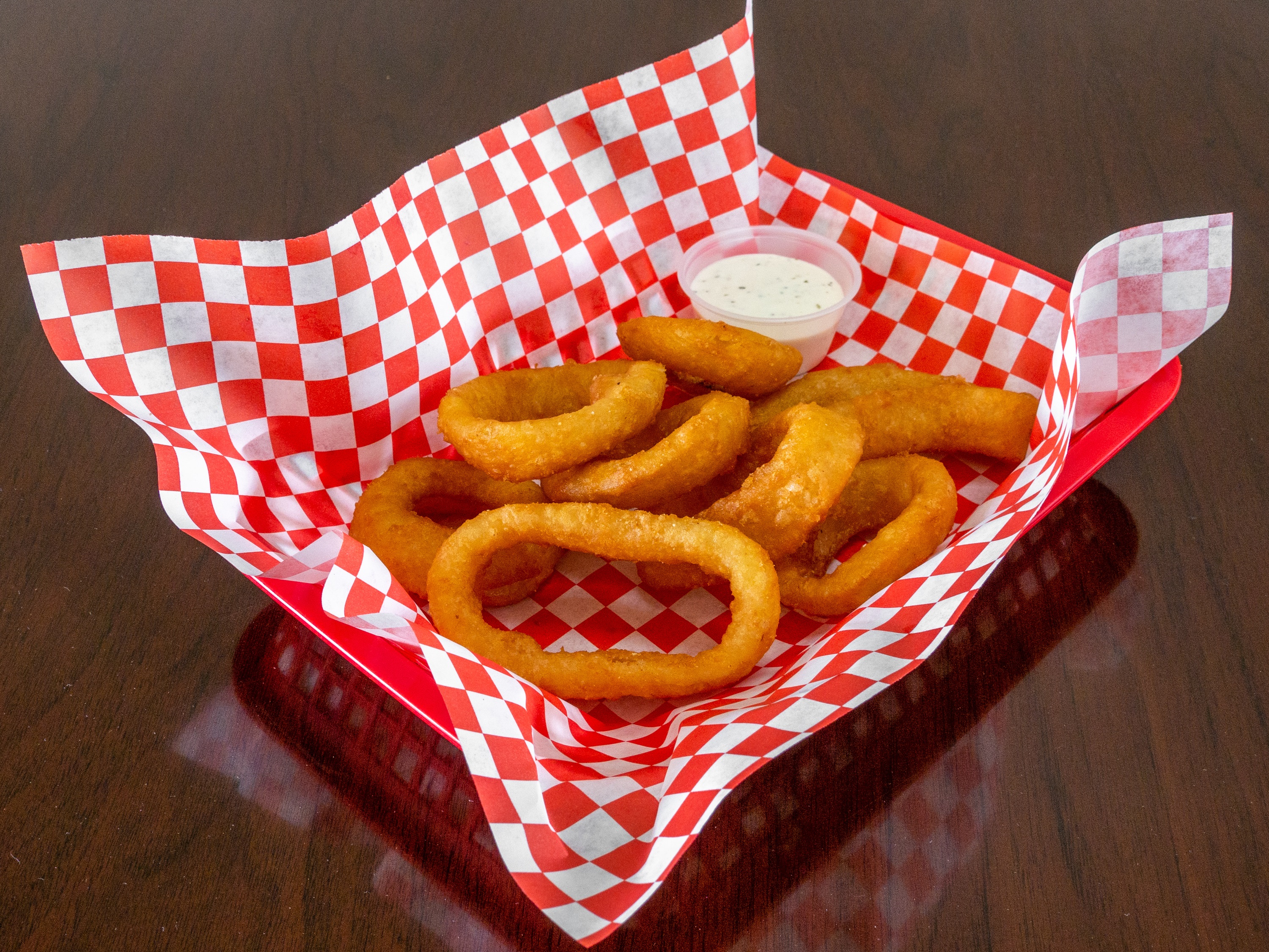 Order Onion Rings (Home Made) food online from Joe's Pizza and Subs store, Santa Cruz on bringmethat.com
