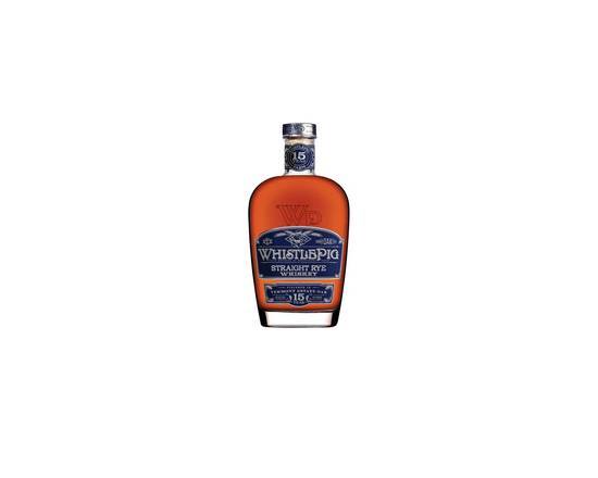 Order Whistlepig Rye 15 Year 92 Proof 750ml food online from Sunset Market store, Chula Vista on bringmethat.com