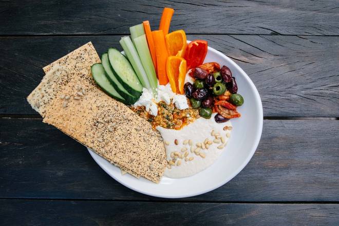 Order Hummus food online from The Vig Mcdowell Mountain Ranch store, Scottsdale on bringmethat.com