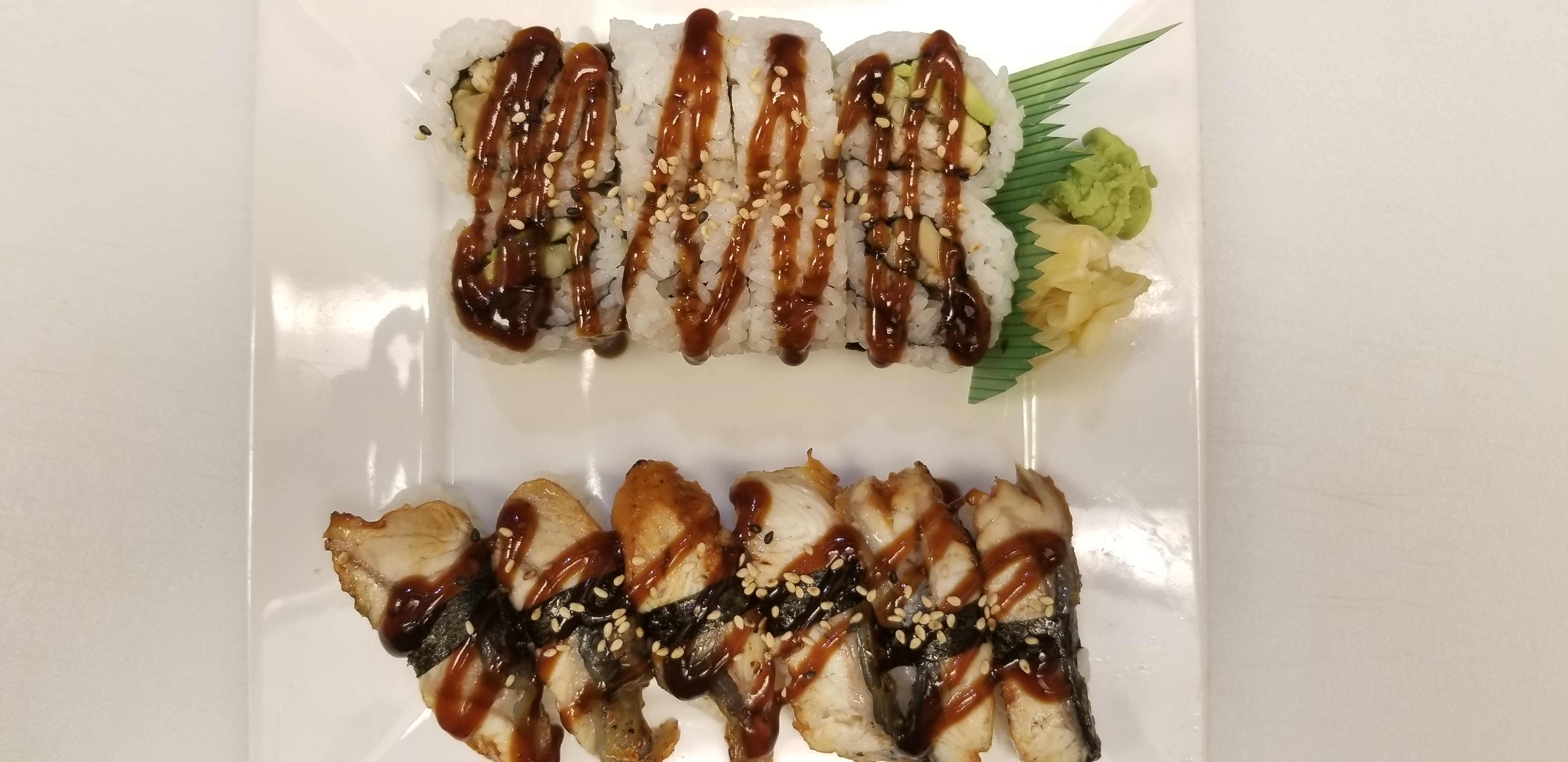 Order Eel Roll and 6 Piece Eel Sushi food online from JS Sushi store, Carrollton on bringmethat.com