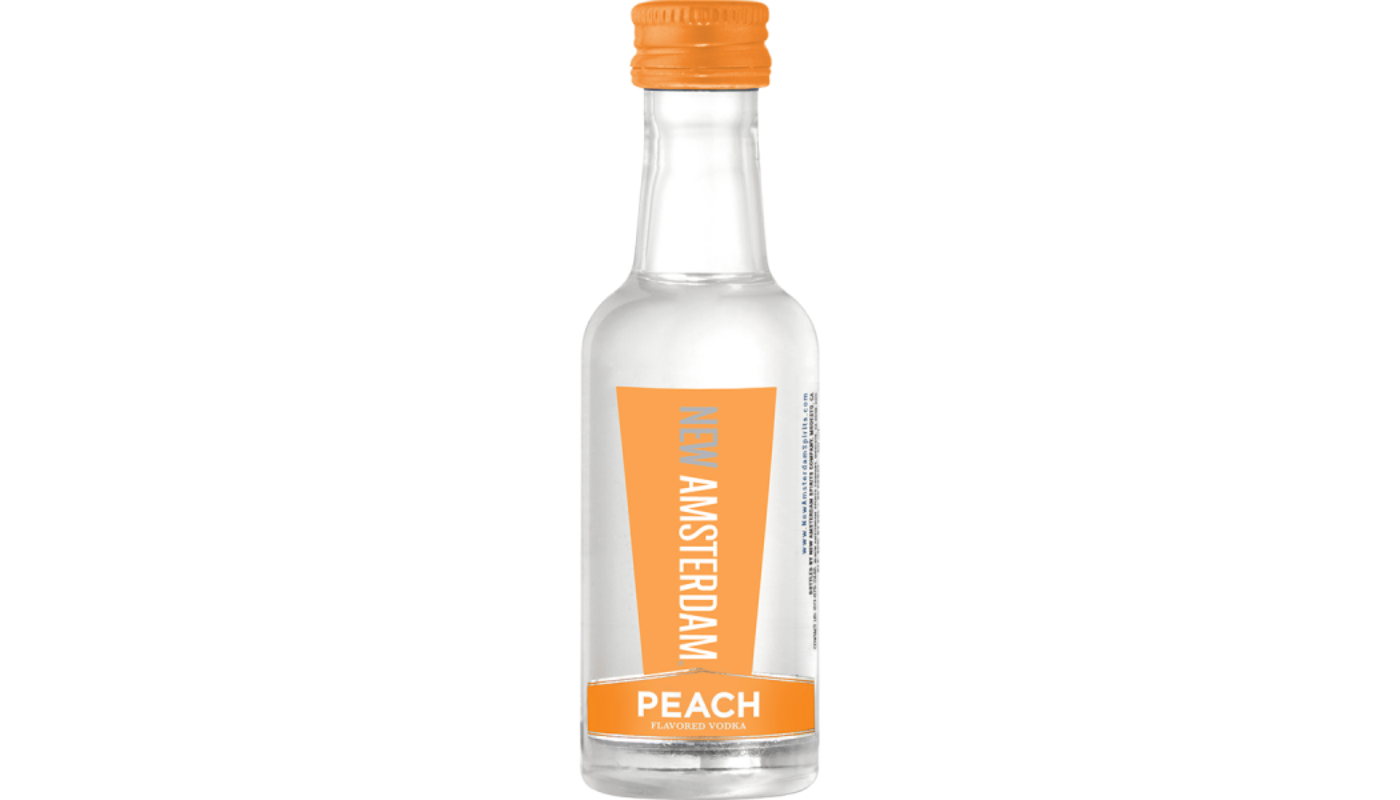 Order New Amsterdam Peach 50mL food online from Golden Rule Liquor store, West Hollywood on bringmethat.com