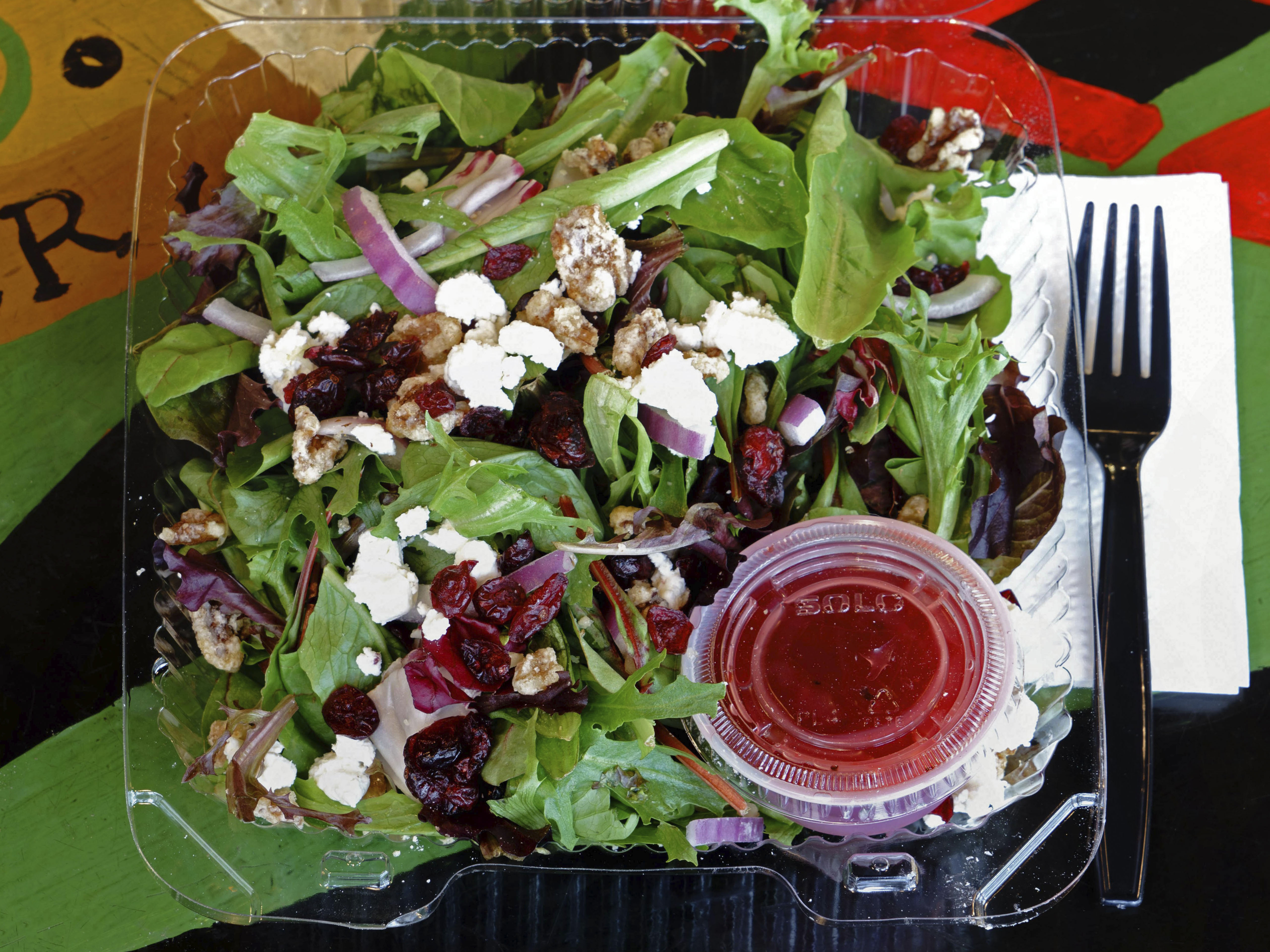 Order Fancy Greens Salad food online from Pudge Bros. Pizza store, Seattle on bringmethat.com