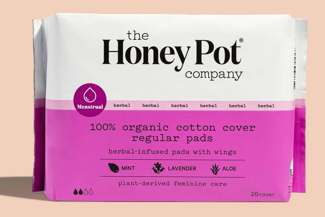 Order the Honey Pot company regular herbal-infused pads with wings food online from Trio Pharmacy store, Columbus on bringmethat.com