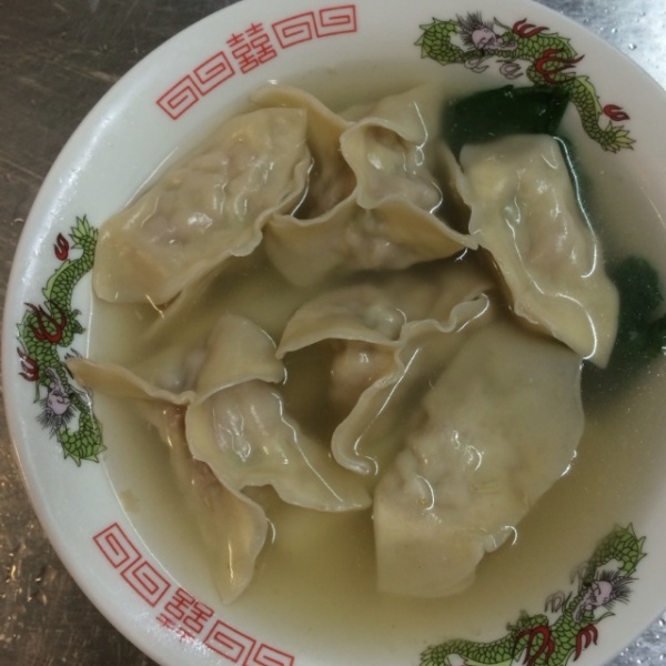 Order 125. Dumpling Soup 水餃湯 food online from Hang Ah Tea Room Llc store, San Francisco on bringmethat.com
