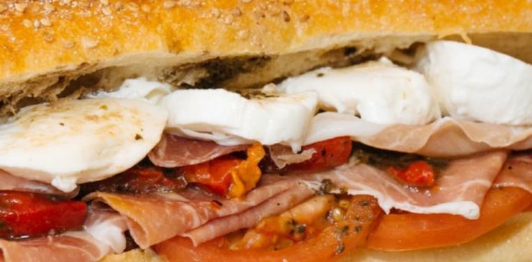 Order Caprese Sandwich food online from Campo's Philly Cheesesteaks store, Philadelphia on bringmethat.com