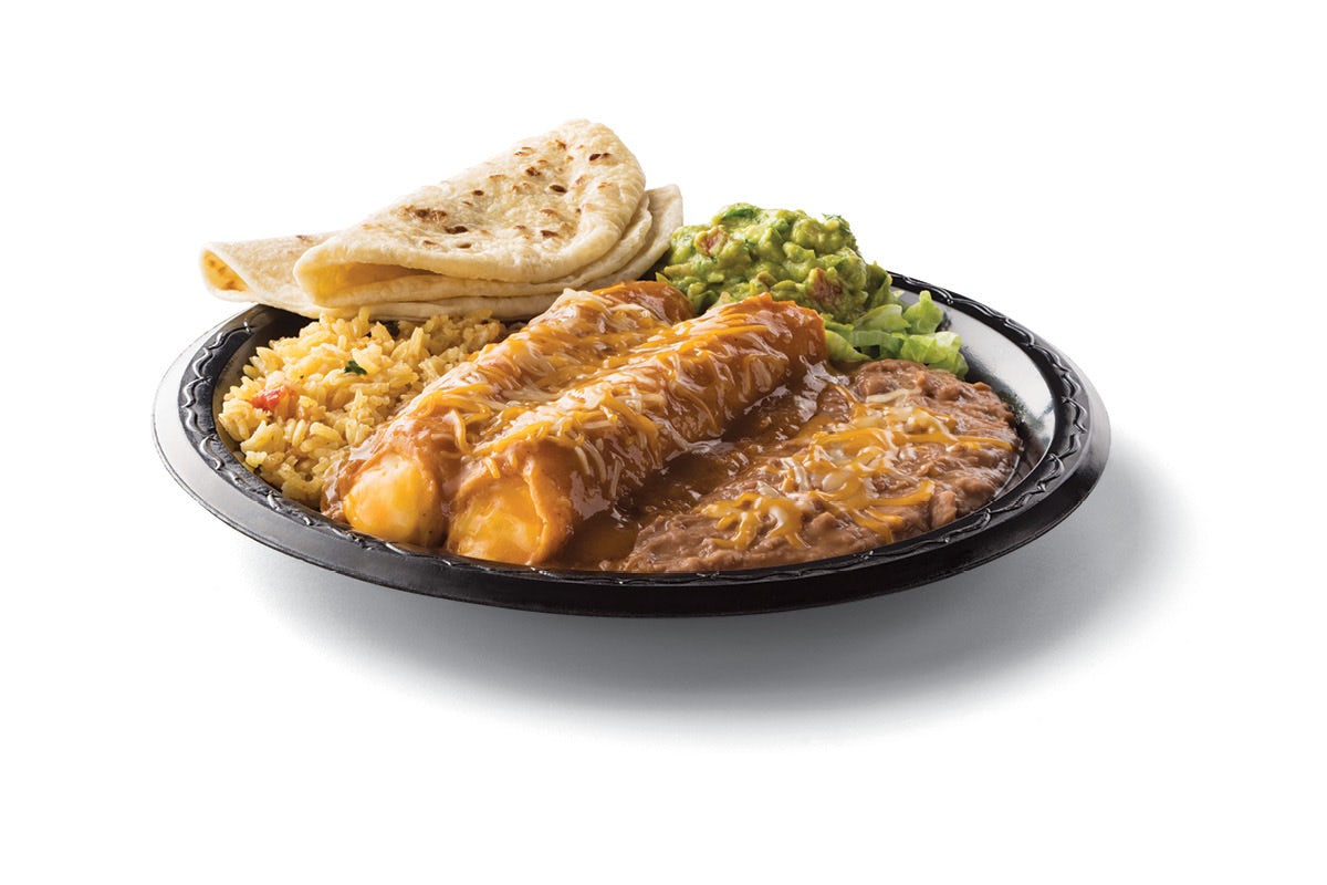 Order 2 Enchilada Plate food online from Taco Cabana store, Dallas on bringmethat.com
