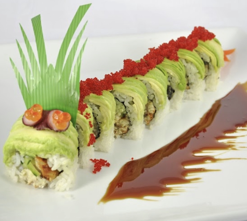 Order Dragon Roll food online from Abi sushi store, Astoria on bringmethat.com