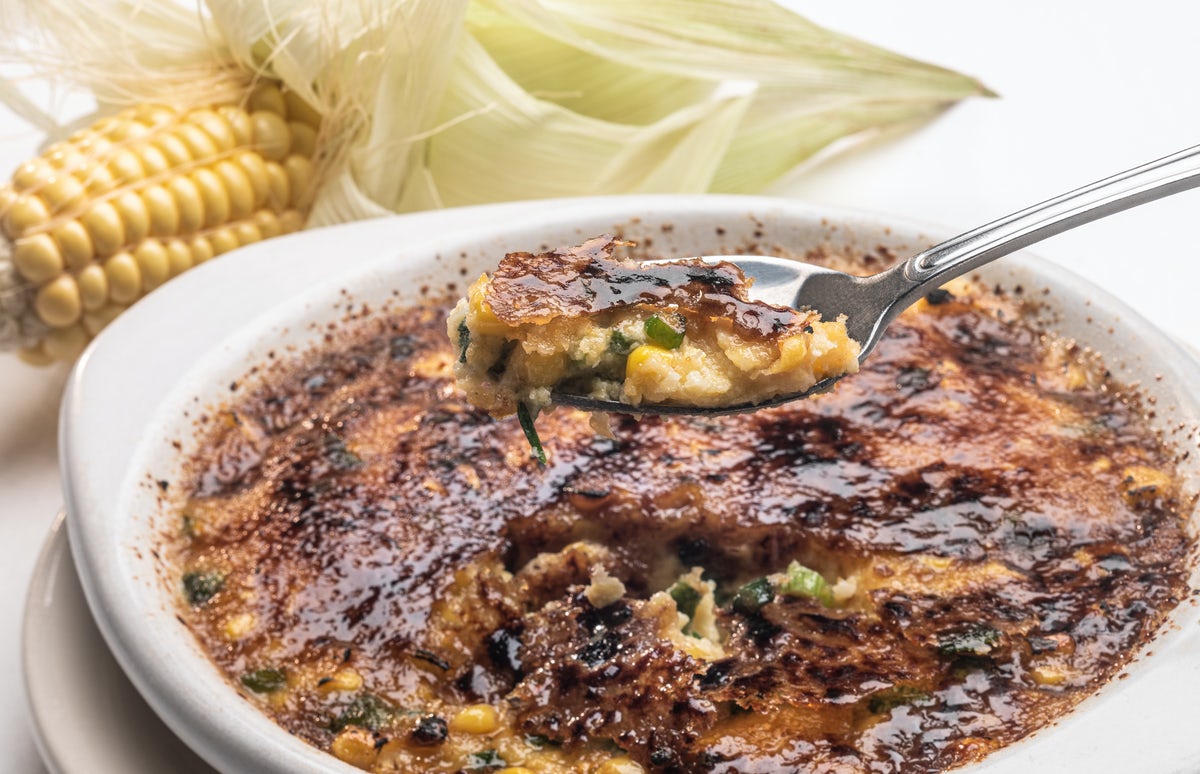 Order Corn Brulee | GF, VE food online from Perry Steakhouse & Grille store, Friendswood on bringmethat.com
