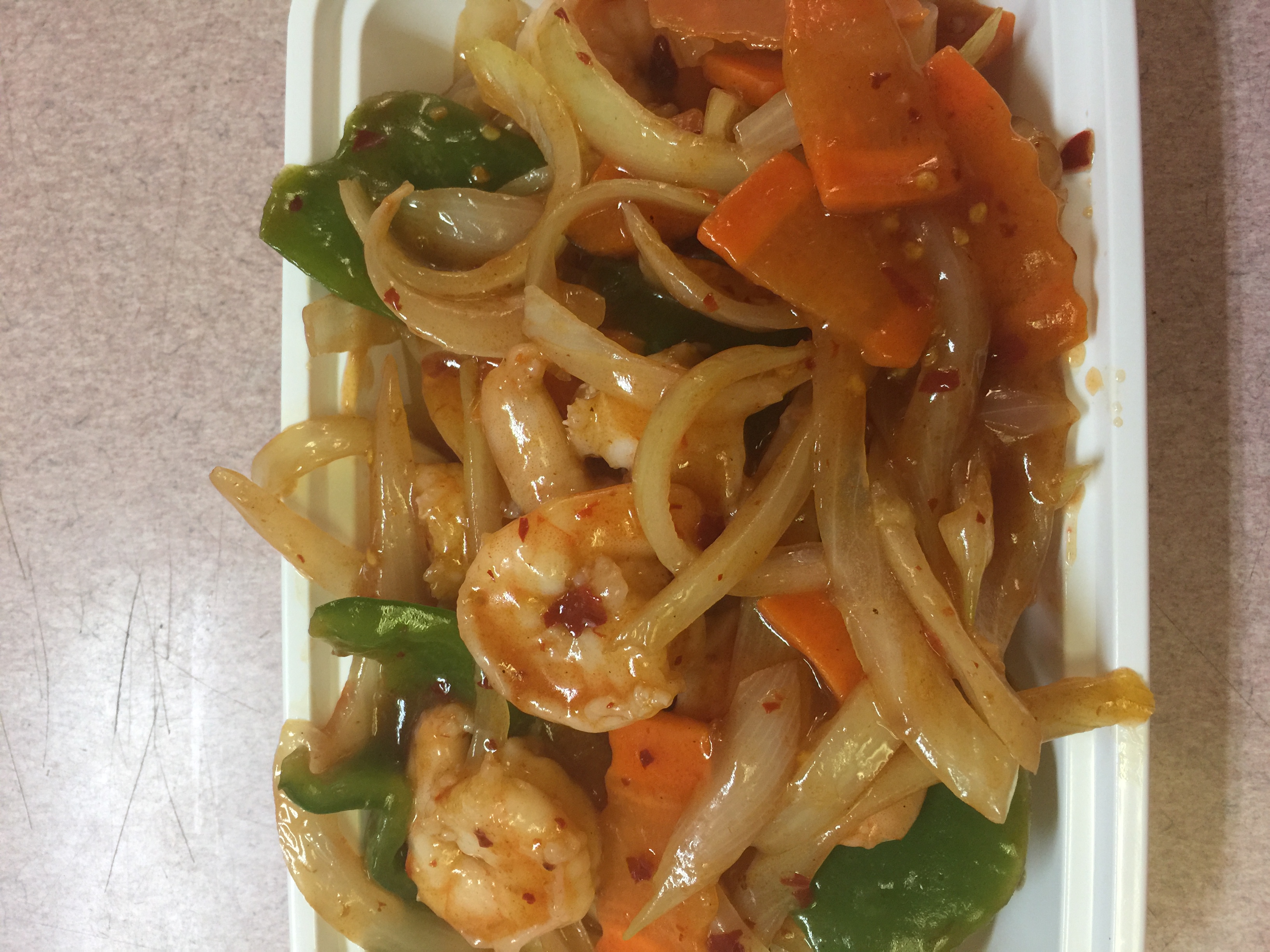 Order 116. Hot and Spicy Shrimp food online from China Wok store, Harrison on bringmethat.com