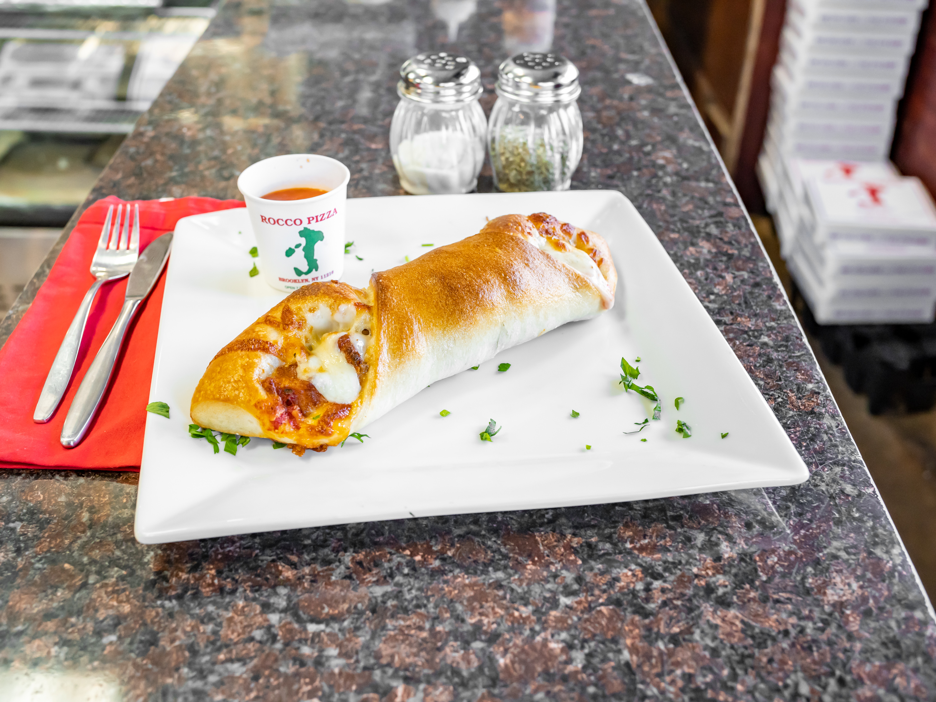 Order Chicken Roll food online from Rocco pizza store, Brooklyn on bringmethat.com