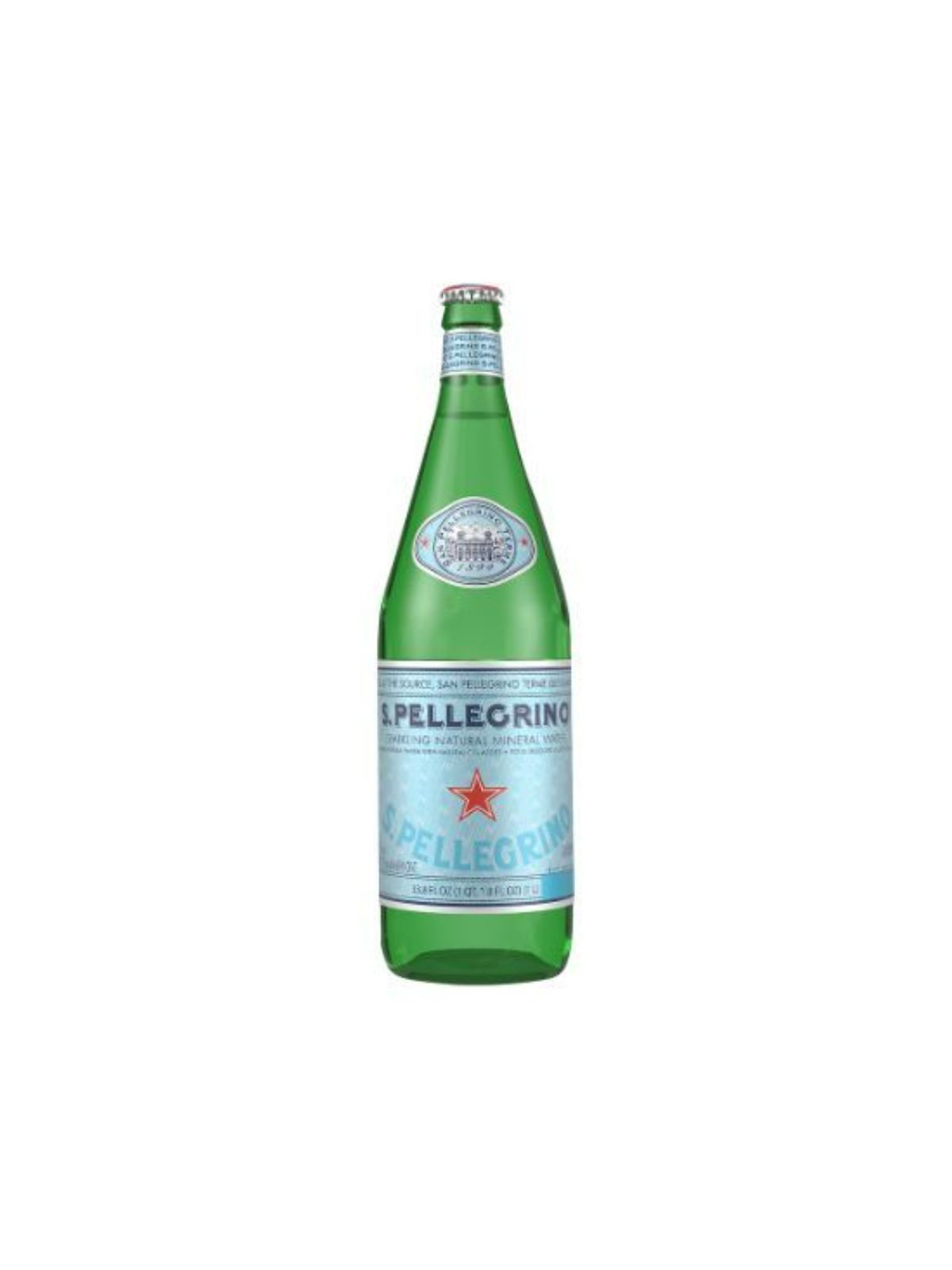 Order San Pellegrino Sparkling Mineral Water (1 L) food online from Stock-Up Mart store, Los Angeles on bringmethat.com