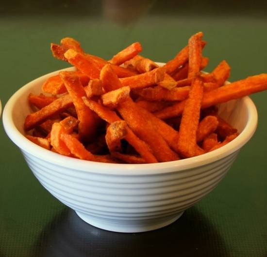 Order Side of Sweet Potato Fries food online from Holy Schnitzel store, New York on bringmethat.com