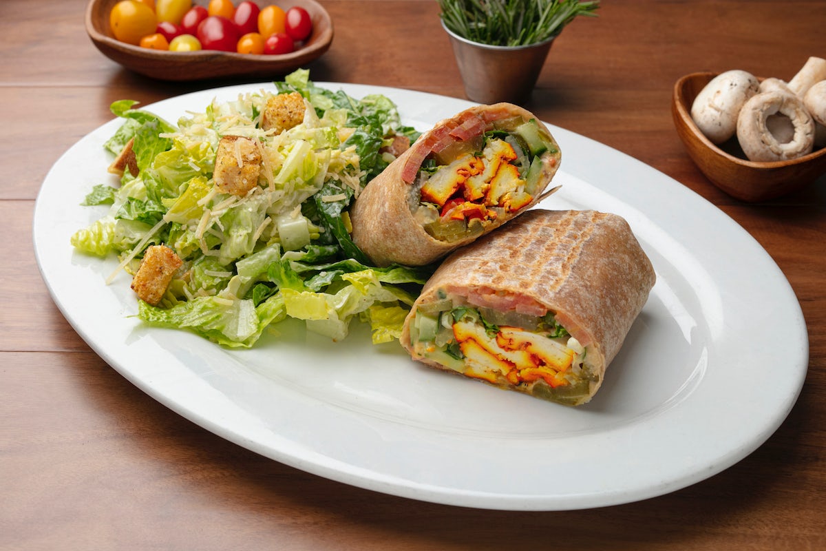Order Tofu Wrap food online from Panini Kabob Grill store, Los Angeles on bringmethat.com