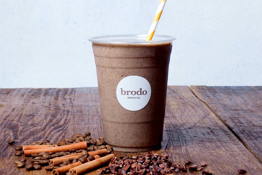 Order Coffee Colada Smoothie - 16oz food online from Brodo store, New York on bringmethat.com
