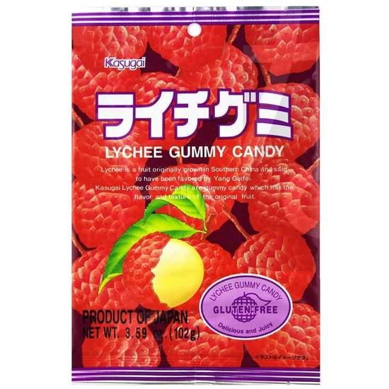 Order Kasugai Frutia Gummy Candy - Lychee food online from IV Deli Mart store, Goleta on bringmethat.com