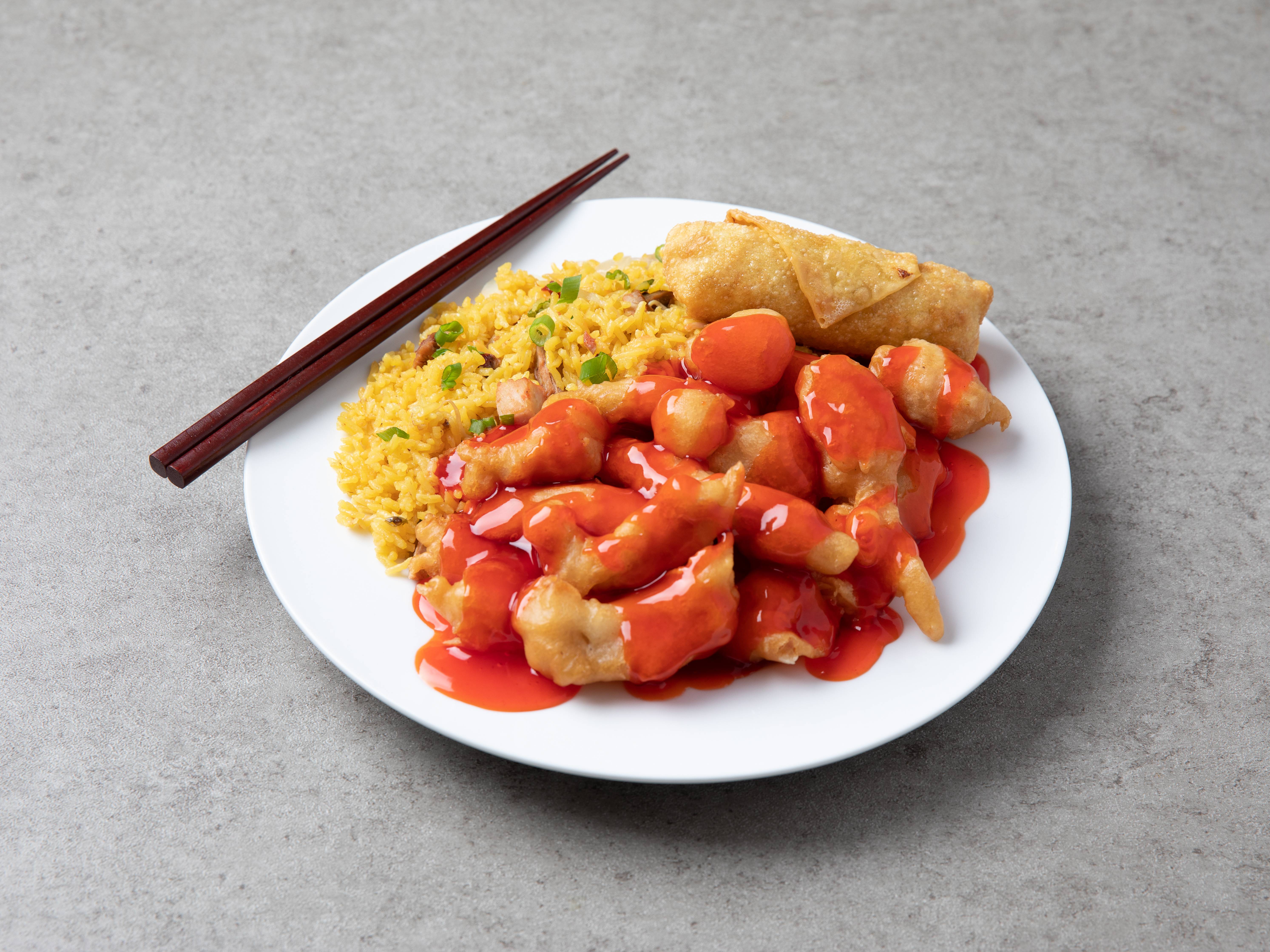 Order Sweet and Sour Chicken Combination food online from China City store, Cleveland on bringmethat.com