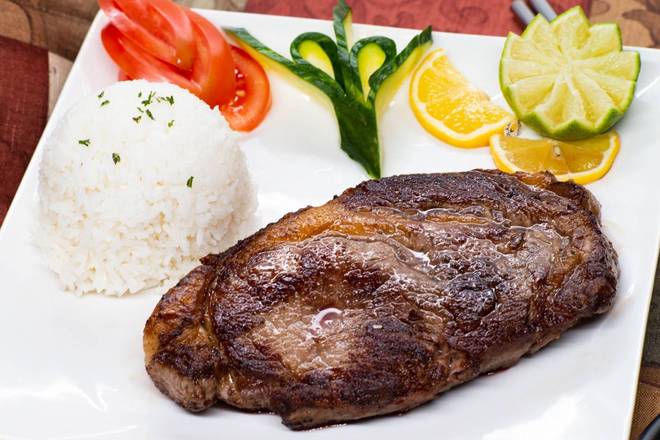 Order Rib Eye Steak (肉眼牛扒) food online from Hong Kong City store, Alameda on bringmethat.com