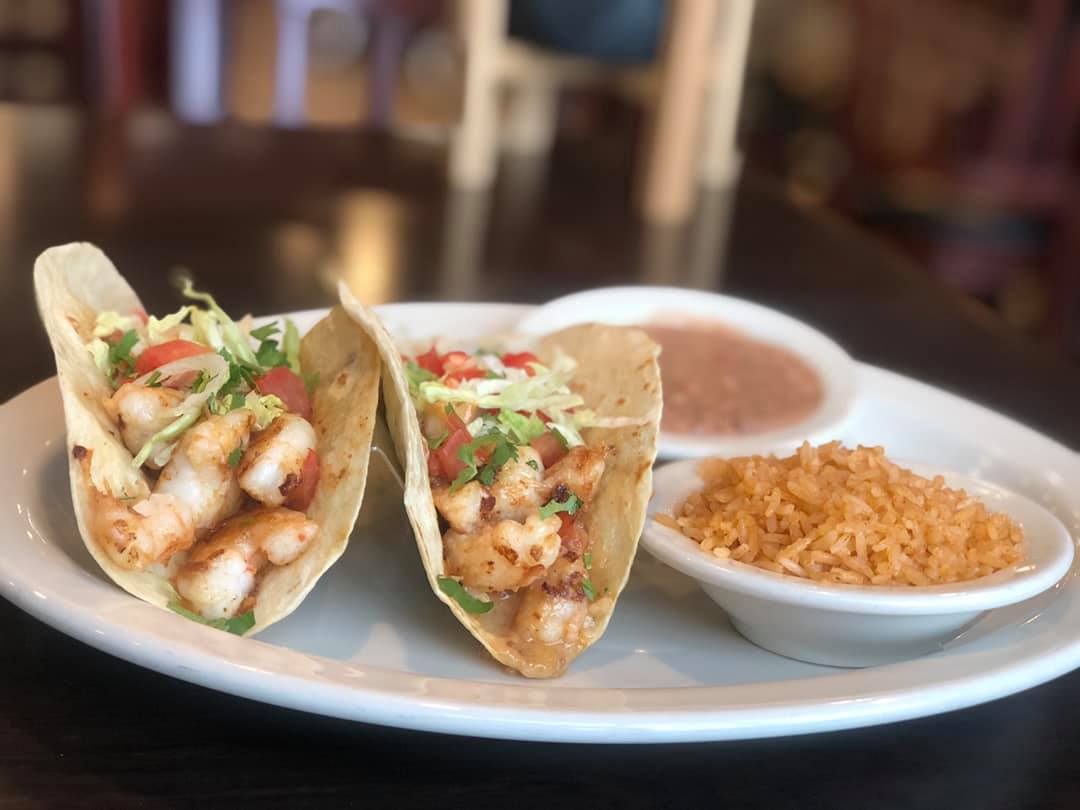 Order Shrimp Tacos food online from Fiesta Mexican Restaurant store, Kennewick on bringmethat.com