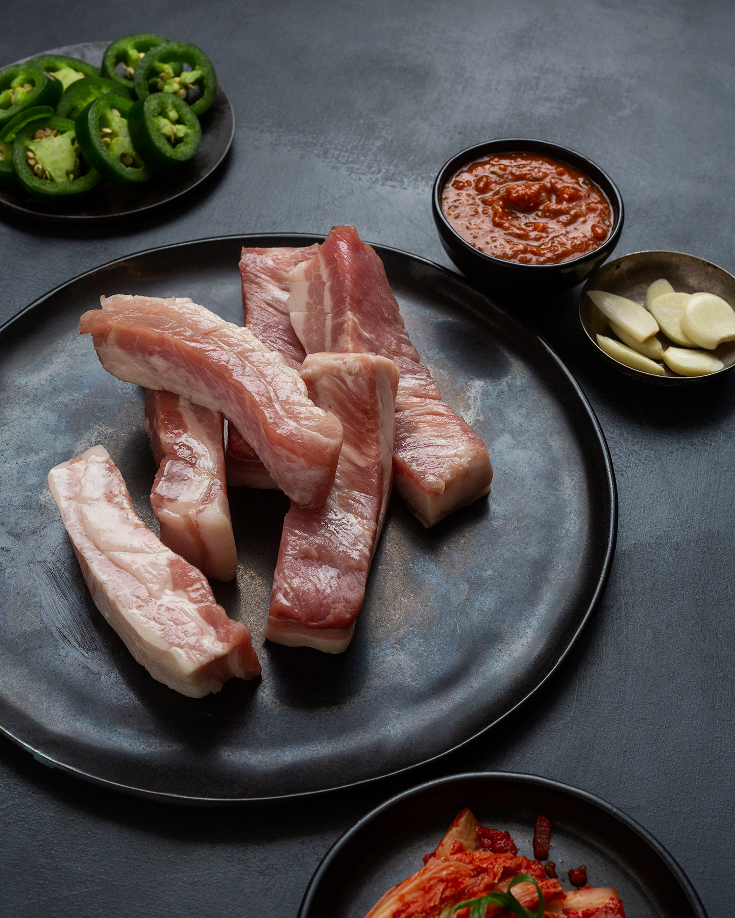 Order Premium Seared Pork Belly food online from Baekjeong store, Irvine on bringmethat.com