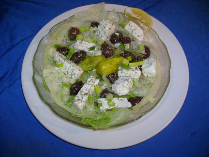 Order Fet A cheese and Greek Olives food online from Main Street Grille store, Muncy on bringmethat.com