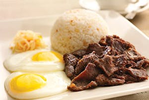Order Tapsilog (Marinated Beef Strips) food online from Max's Restaurant store, Waipahu on bringmethat.com