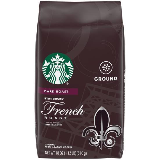 Order Starbucks French Roast Dark Ground Coffee, 18 OZ food online from Cvs store, LITTLE ROCK on bringmethat.com