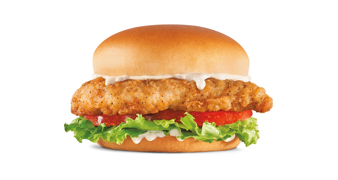 Order The Big Chicken Fillet Sandwich  food online from Carl's Jr - Loop store, Wichita Falls on bringmethat.com