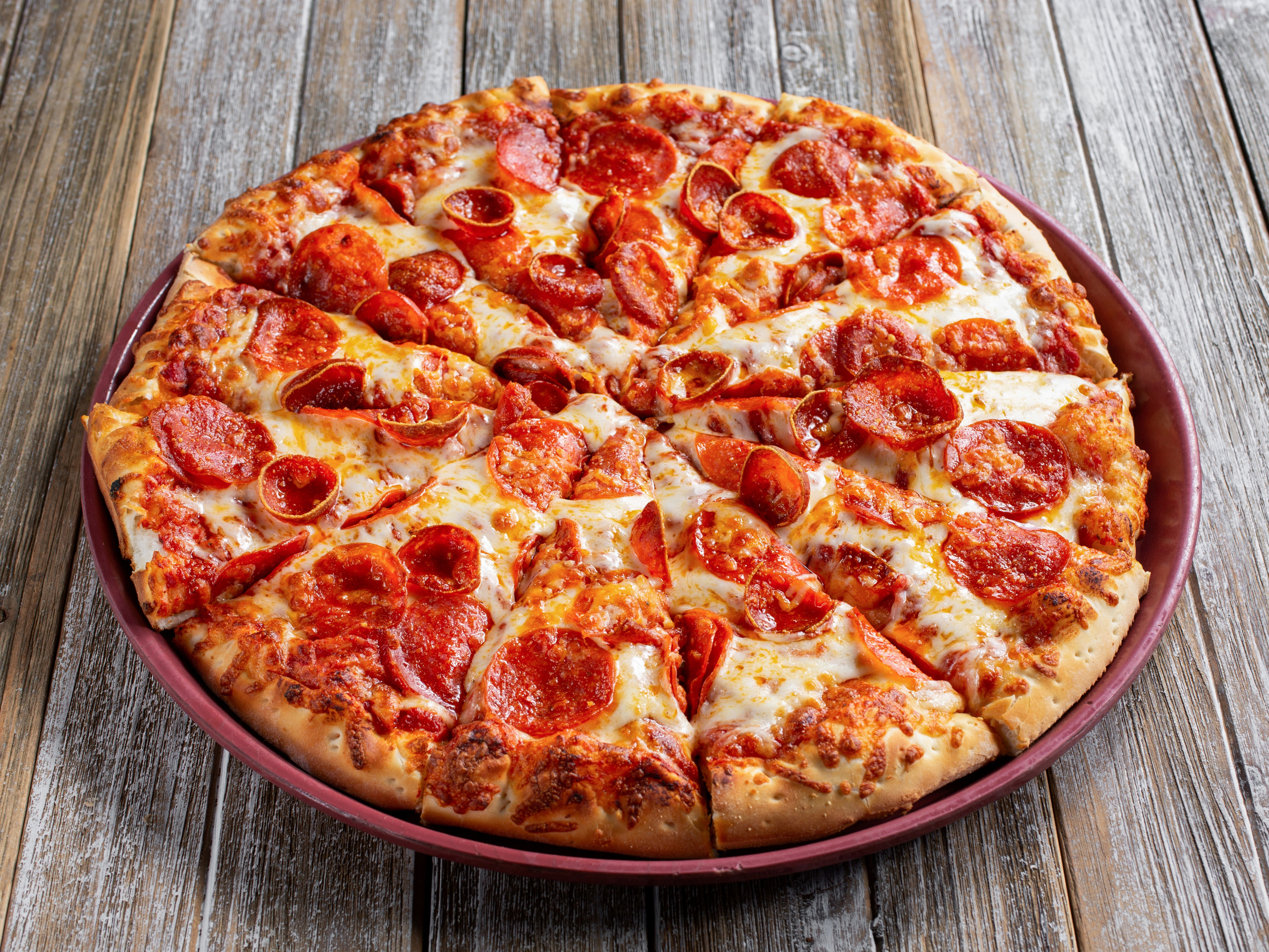 Order Crazy For Pepperoni Master Pizza food online from Straw Hat Pizza store, Chino on bringmethat.com