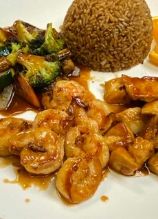 Order 10. Chicken and Shrimp Hibachi food online from Katana restaurant store, Pittsburgh on bringmethat.com